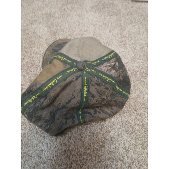 Cabela's Camouflage Logo Ball Cap Strapback Adjustable Hat - Picture 5 of 7
